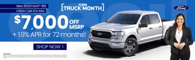$7,000 off MSRP plus get 1.9% APR financing for 72 months!