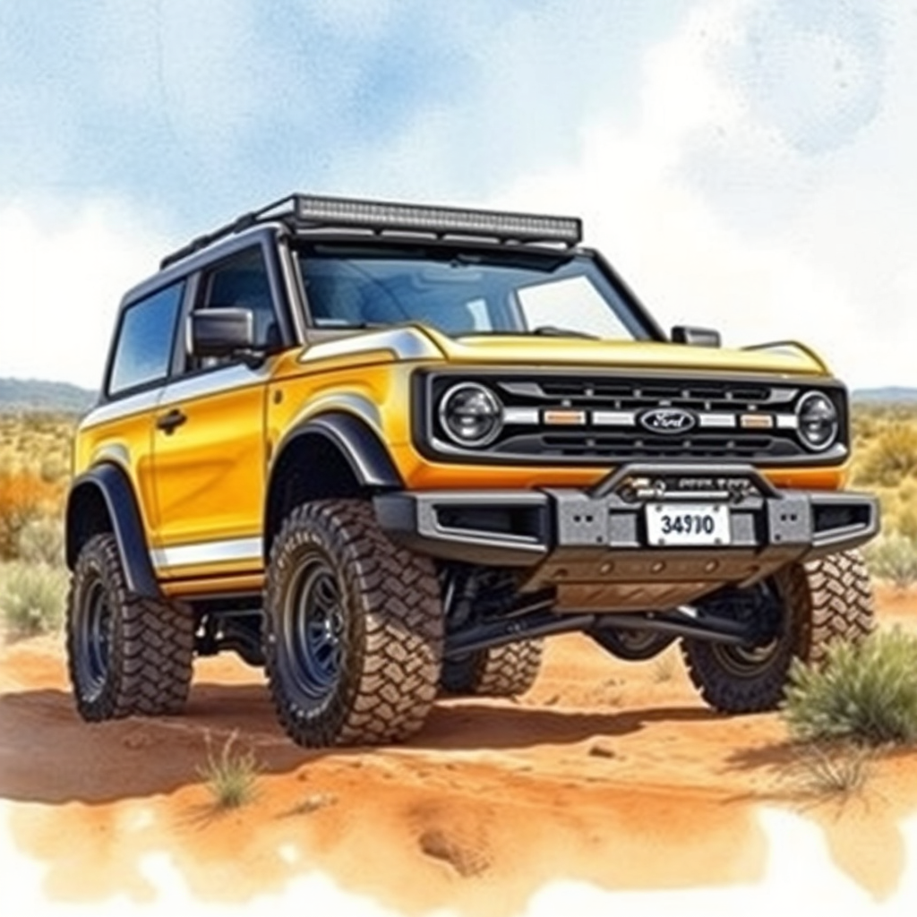 new Ford Bronco, off-road vehicle, rugged terrain, Texas