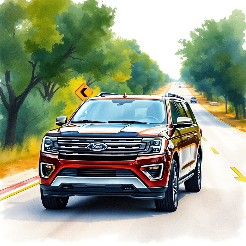 2026 Ford Expedition SUV on a Texas highway