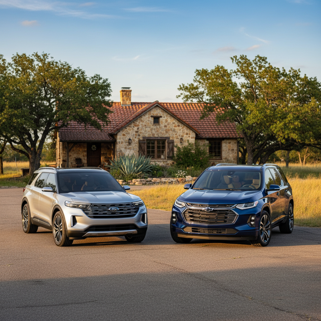 Ford Explorer and Chevrolet Traverse Comparison