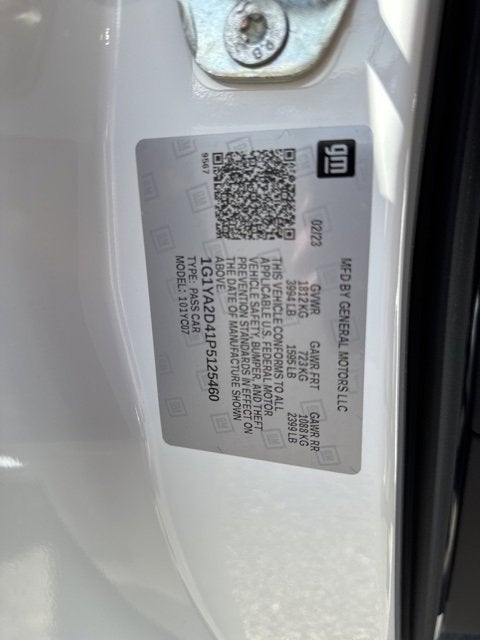 2023 Chevrolet Corvette Stingray 1LT