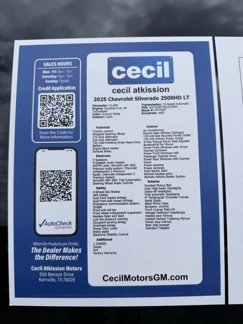 2025 Chevrolet Silverado 2500 HD LT