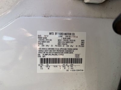 2018 Lincoln MKX Reserve