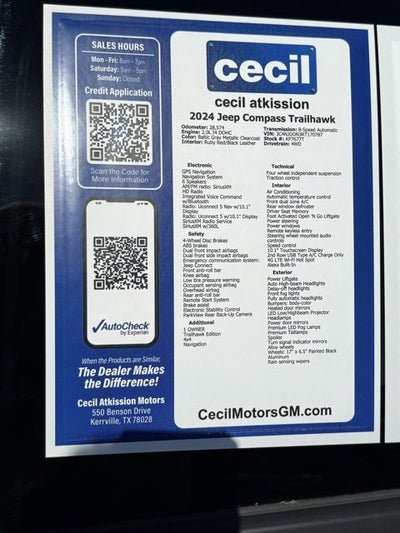 2024 Jeep Compass Trailhawk