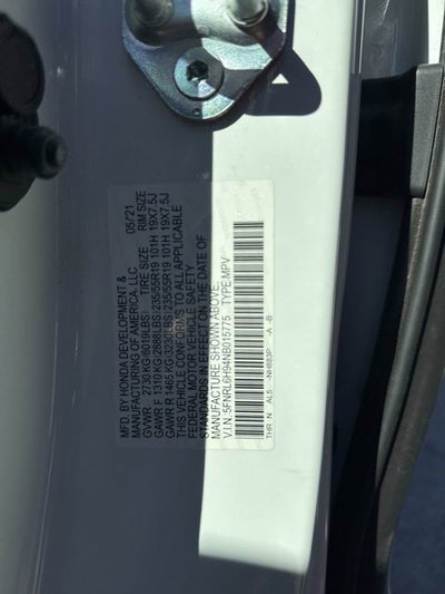 2022 Honda Odyssey Elite