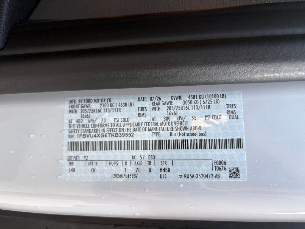 2026 Ford Transit-350 XLT