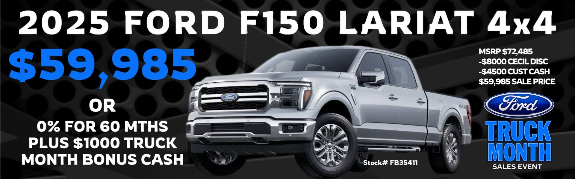 2025 Ford F150 Lariat 4X4