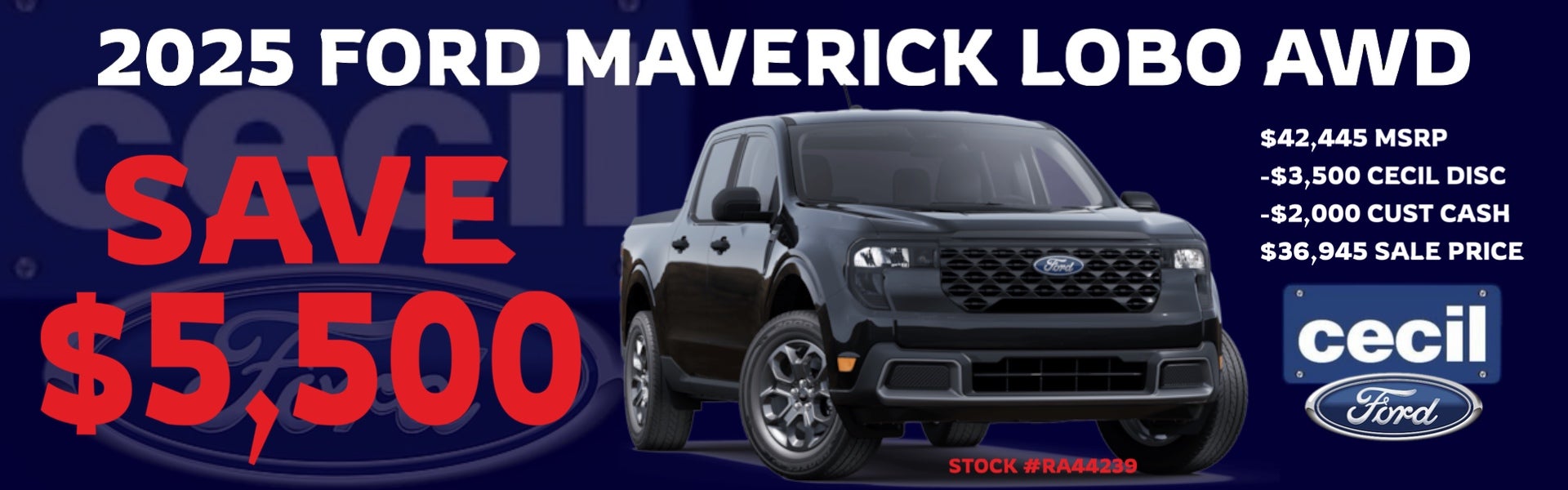 2025 ford maverick lobo awd