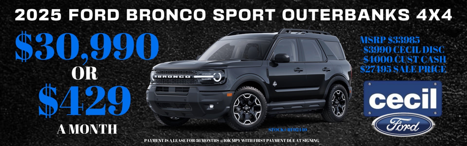 2025 Ford Bronco Sport Outerbanks